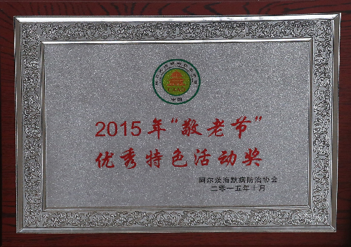 2015年敬老节优秀特色活动奖